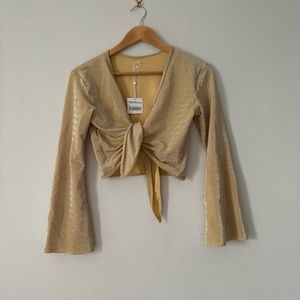 ST. BARTH'S TOP - GOLD SHIMMER